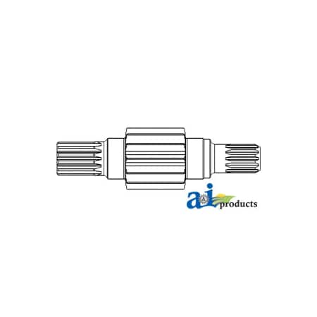 A & I Products Bull Pinion Shaft (RH) 4.9" x14.5" x4.3" A-104680C1